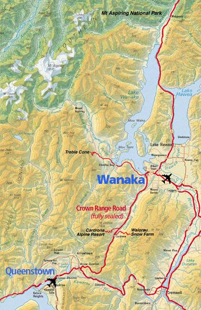Map Of Queenstown And Wanaka Welcome To Willnjen.com, The Home Of Will & Jen