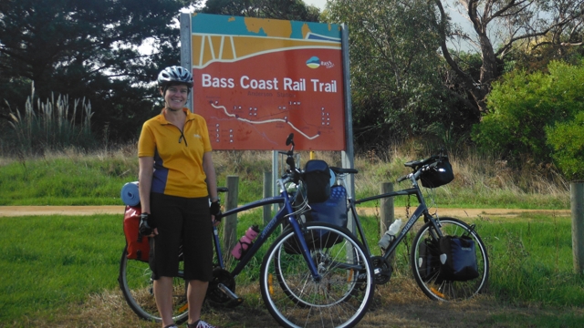 Starting the Bass Coast Rail Trail