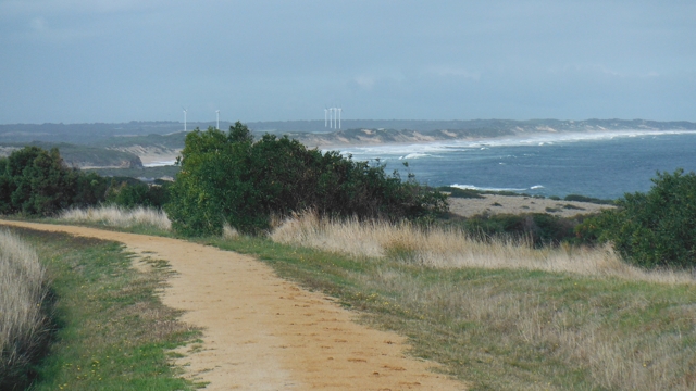 Superb sea views from the trail