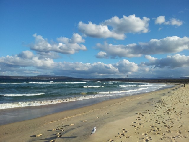 Happy to be beside the seaside