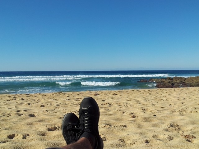 Lunch on Cuttagee Beach