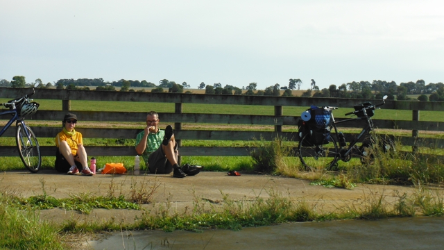 Lunch at the rural fire station