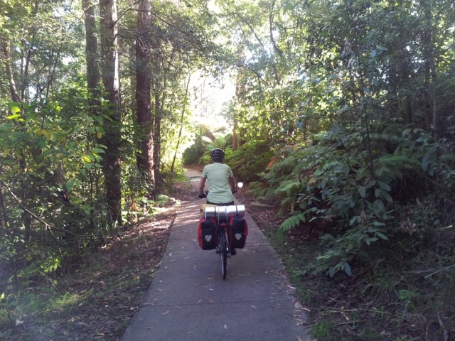 Starting on a great cycle path