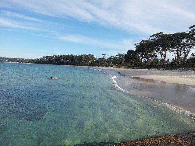 Swimming in Jervis Bay