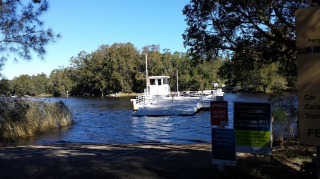 The Bombah Point Ferry