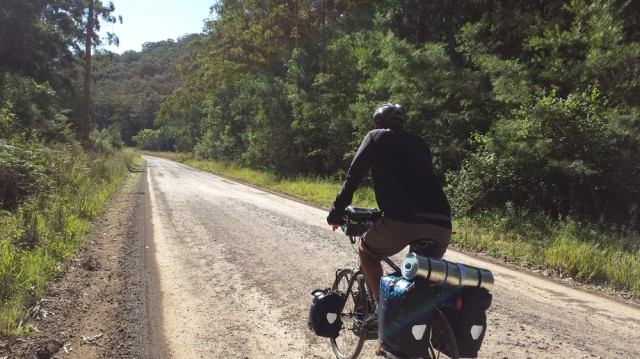 Will on the dirt road part of the day.