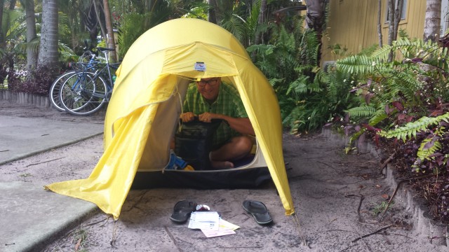 Maybe the last tent packup