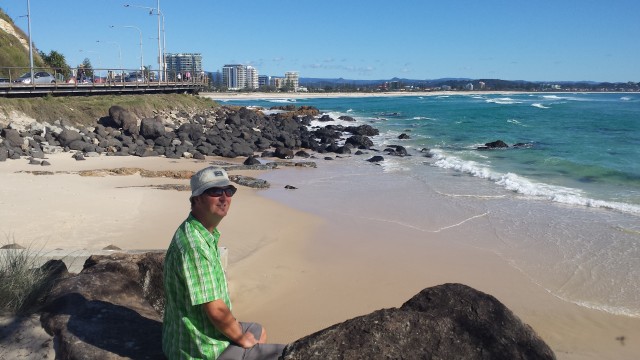 Will at the beach